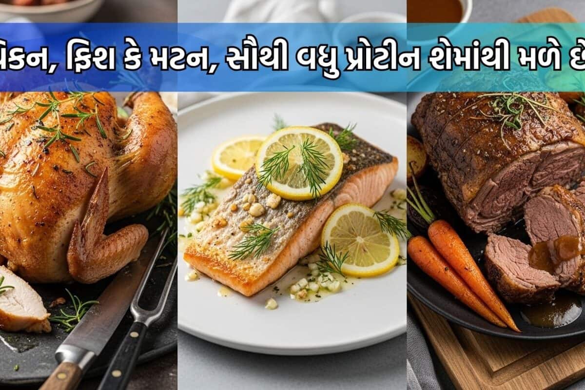 Heathy Food: શરીર માટે શું વધુ ફાયદાકારક, ચિકન, ફિશ કે મટન? જાણો કોણે શું ખાવું જોઈએ