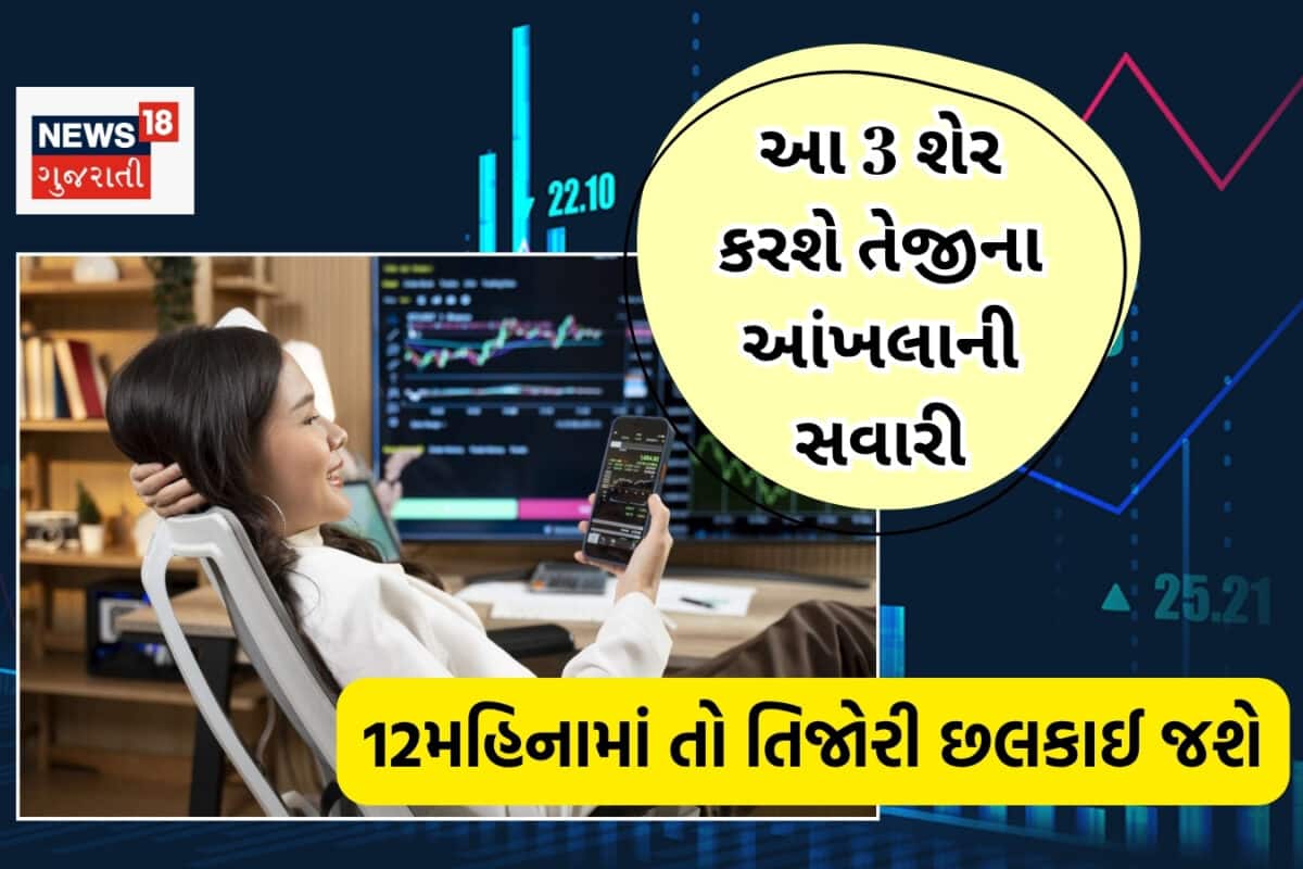 12 મહિનામાં જ તમારી તિજોરી રૂપિયાથી છલકાવી શકે આ 3 શેર, બ્રોકરેજનો ટાર્ગેટ ₹700ની પાર