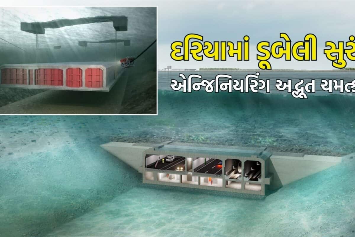 સમુદ્રની છાતી ચીરીને તૈયાર થઈ રહી છે 18 કિમી લાંબી સુરંગ! 73,000 ટનના વિશાળ ભાગને દરિયામાં ડૂબાડીને ફિટ કરાયો