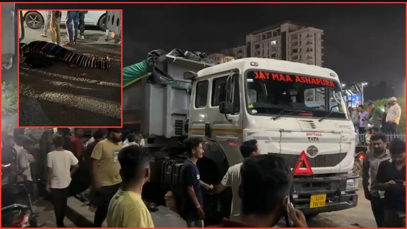 Accidents in Rajkot-Vadodara caused by reckless driving truck hits man at madhapar chokdi bike-scooter collision in kamati baug