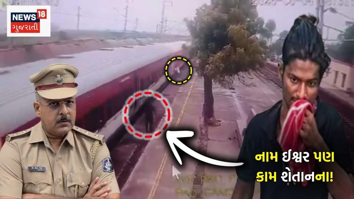 ચાલુ ટ્રેનમાં મુસાફરને ધકેલનાર મોબાઈલ સ્નેચર ઝડપાયો