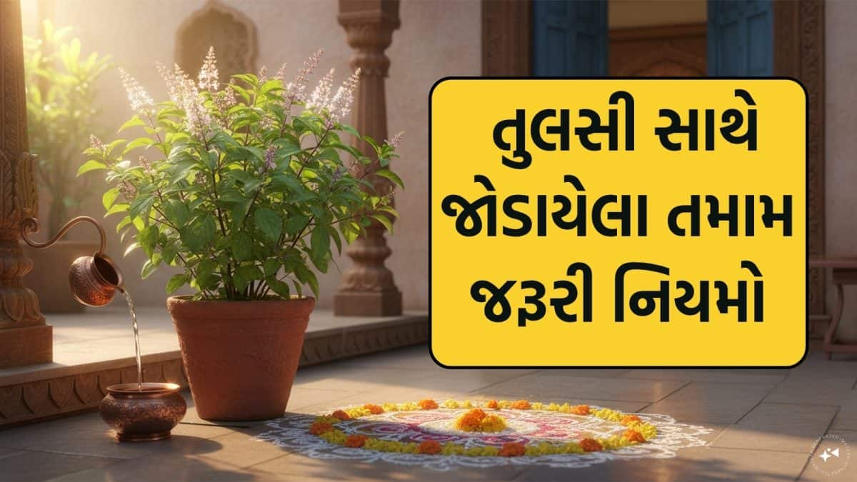તુલસી પાસે આ વસ્તુઓ ન રાખો, લક્ષ્મી નારાજ થશે