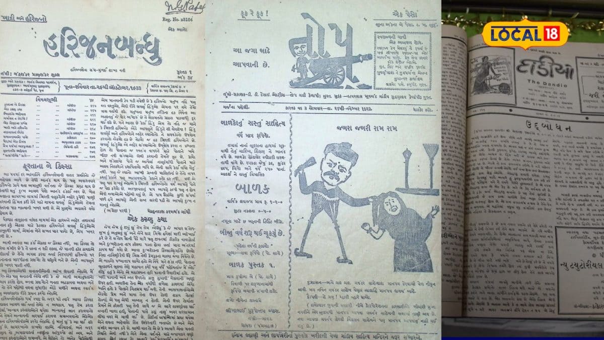 નર્મદ લાઇબ્રેરીમાં સચવાયા આઝાદીના દુર્લભ અખબારો