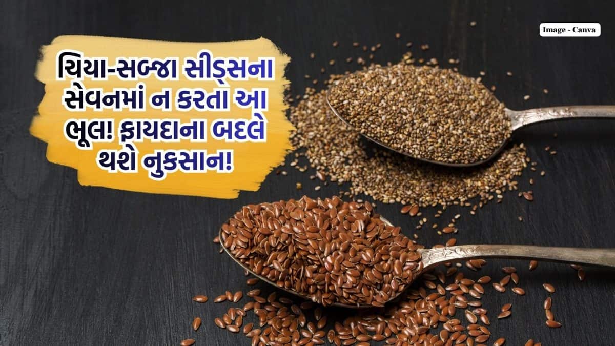 ચિયા અને સબ્જા સીડ્સ સાથે ખાવા કેટલા યોગ્ય?