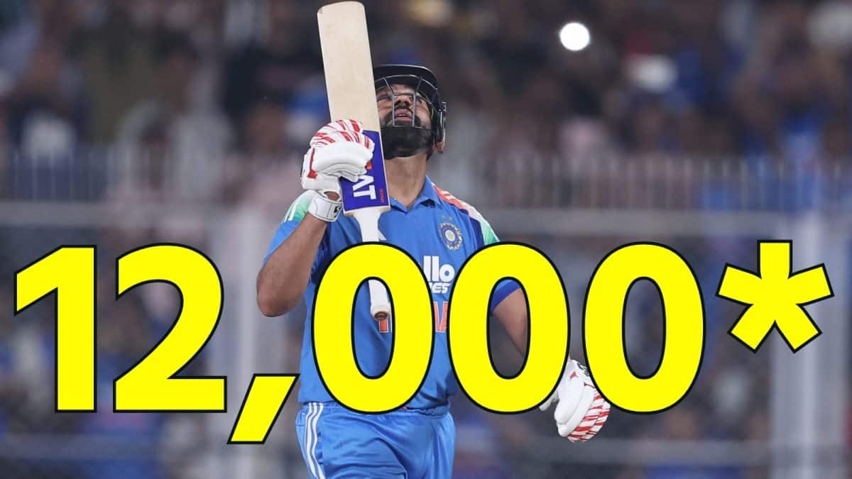 રોહિત શર્માએ 12,000 વનડે રન પૂરા કરી સચિનનો રેકોર્ડ તોડ્યો