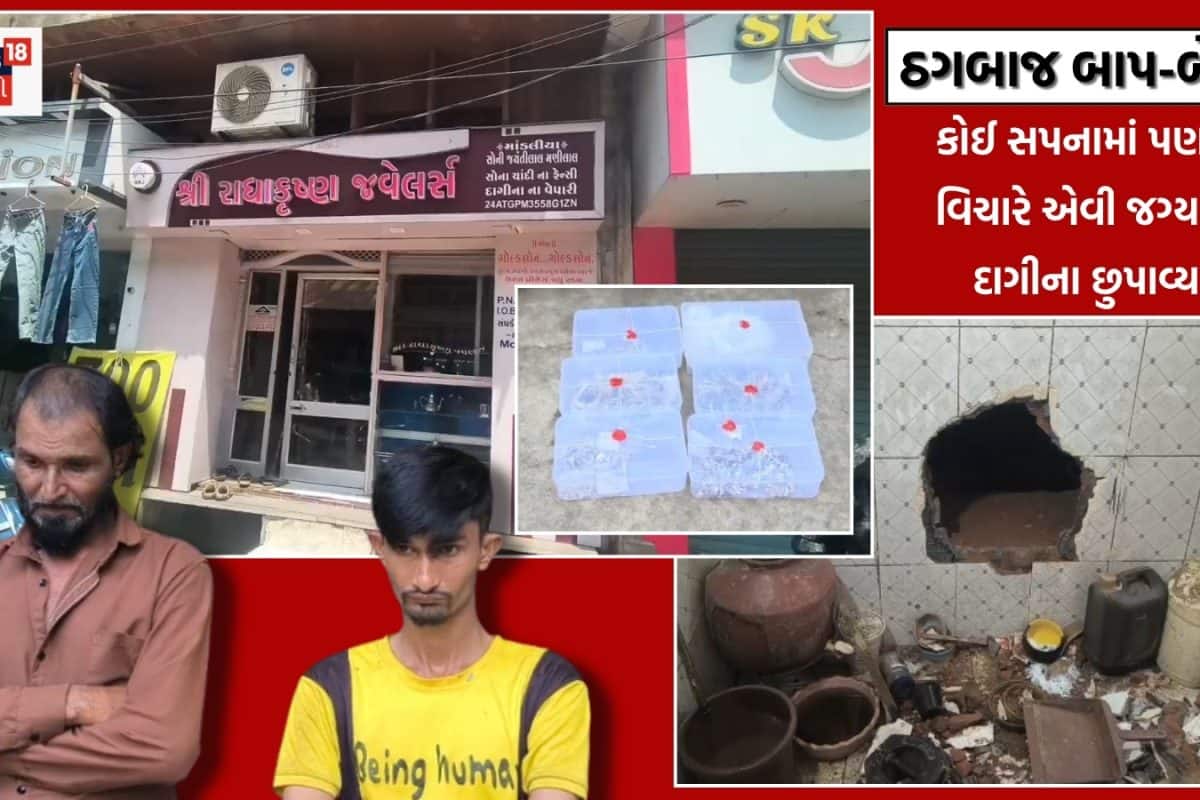 બાપ-બેટો દુકાનનું શટર ખોલ્યા વગર જ લાખોના દાગીના ઉપાડી ગયા, એવી જગ્યાએ માલ છુપાવ્યો કે પોલીસ પણ થાકી ગઈ!