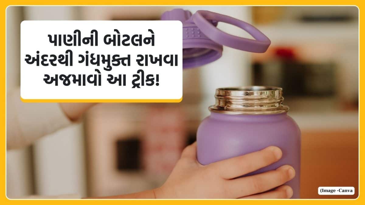 પાણીની બોટલની દુર્ગંધ દૂર કરવાનો સરળ ઘરેલુ ઉપાય