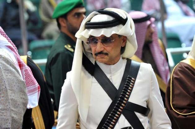 گرفتار ارب پتی شہزادہ الولید بن طلال: فائل فوٹو۔