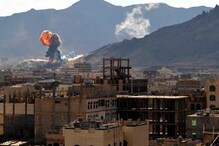 یمن: حوثی باغیوں کے زیر کنٹرول صنعا پر سعودی فوجی اتحاد کے فضائی حملے