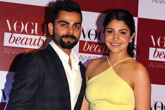  وراٹ کوہلی اور انوشکا شرما ۔