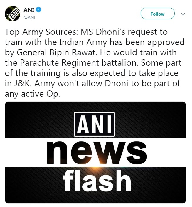 dhoni army