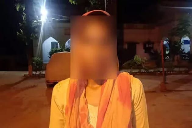 اجتماعی عصمت ریزی کی متاثرہ۔(تصویر:نیوز18 اترپردیش)۔