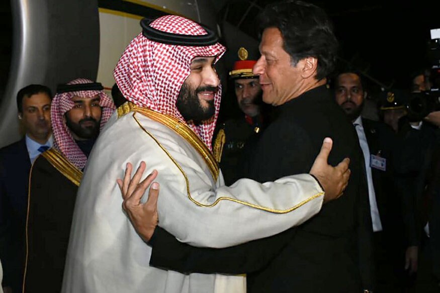 عمران خان اور سعودی عرب کے شہزادے محمد بن سلمان کی فائل تصویر