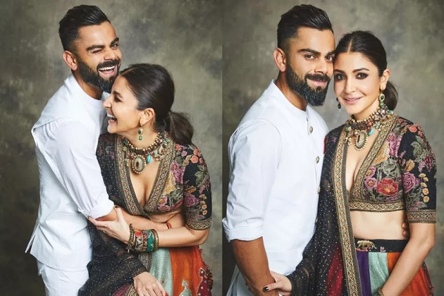  <br />وراٹ کوہلی اور انوشکا شرما ۔