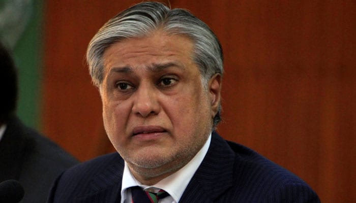 اسحاق ڈار۔ تصویر: جیو ٹی وی