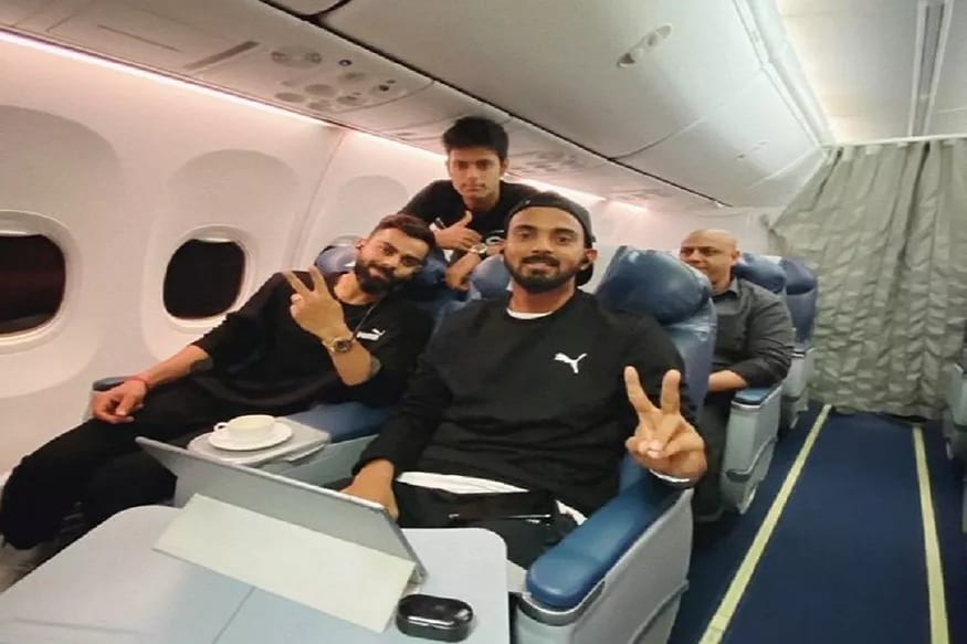 ہندستان اور ویسٹ انڈیز کے خلاف تین ٹی۔20 میچوں کی سیریز کا پہلا میچ 6 دسمبر کو حیدرآباد میں کھیلا جائے گا جس کیلئے وراٹ کوہلی حیدرآباد پہنچ چکے ہیں۔ کے ایل راہل نت کپتان وراٹ کوہلی او رشیوم دبے کے ساتھ اس تصویر کو شیئر کیا ۔