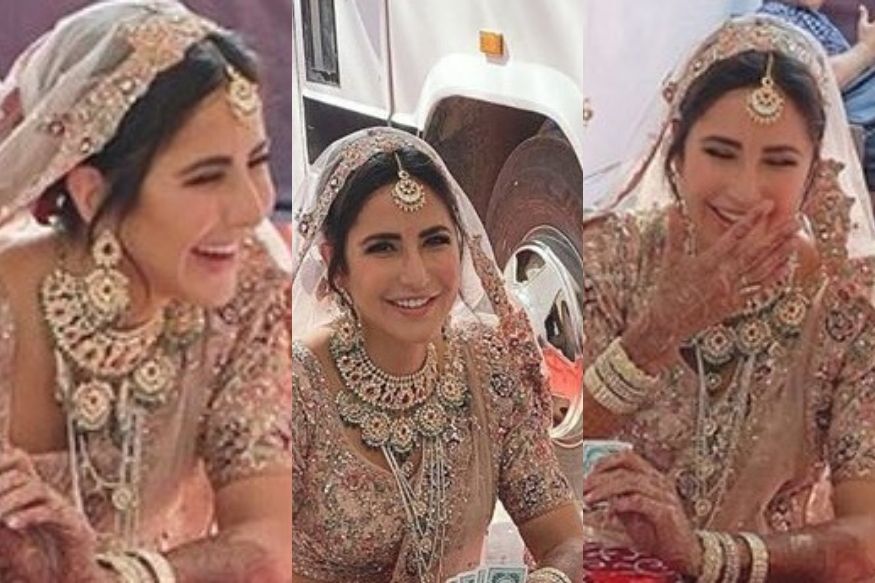 بالی ووڈ اداکارہ کٹرینہ کیف حال ہی میں دلہن کے لباس میں نظر آئی ہیں۔ ان کی یہ تصویریں سوشل میڈیا پر چھائی ہوئی ہیں۔ بالی ووڈ اداکارہ کٹرینہ کیف حال ہی میں دلہن کے لباس میں نظر آئی ہیں۔ ان کی یہ تصویریں سوشل میڈیا پر چھائی ہوئی ہیں۔