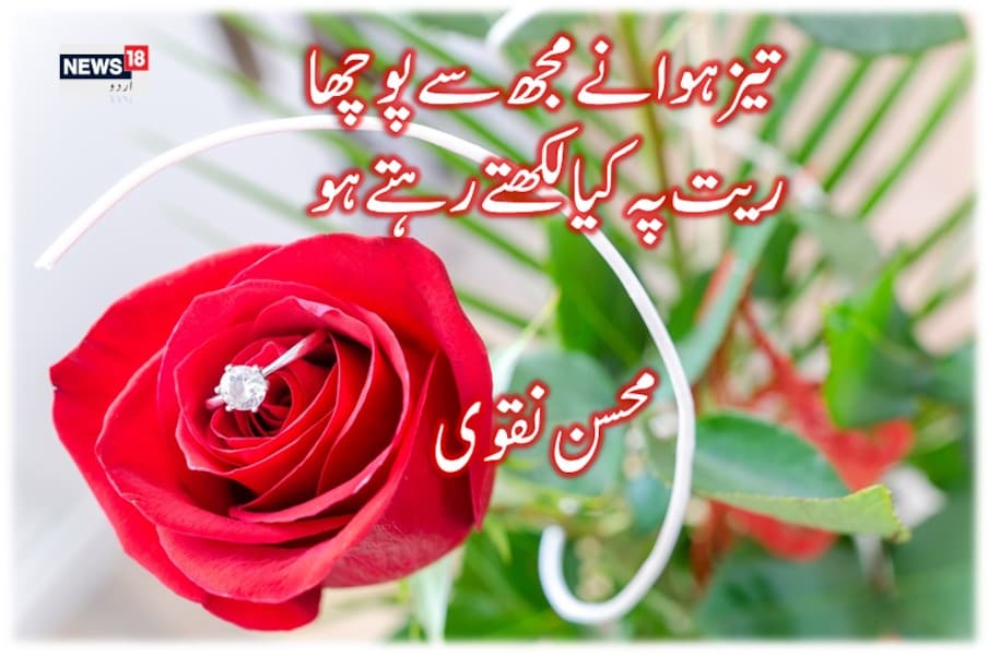  تیز ہوا نے مجھ سے پوچھا ۔۔ریت پہ کیا لکھتے رہتے ہو