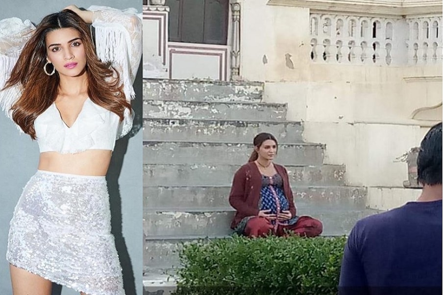  کیرتی سینن کی ایک تصویر سوشل میڈیا پر جم کر وائرل ہورہی تھی۔ اس تصویر میں کیرتی سینن حاملہ نظر آرہی ہیں۔ ہمیشہ پتلی۔دبلی نظر آنے والی کیرتی کا 15 کلو وزن بڑھ گیا تھا۔
