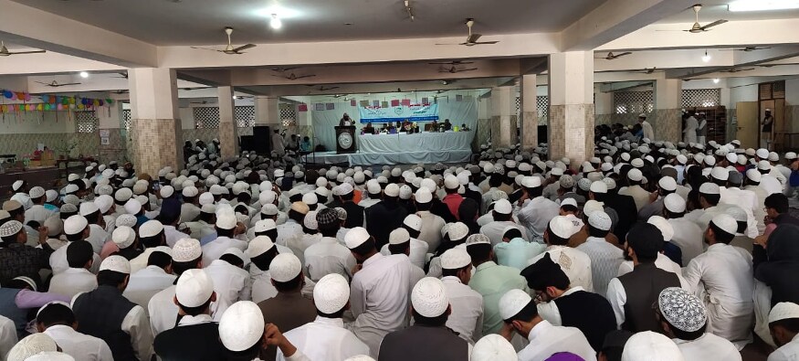 جامعہ اسلامیہ سنابل میں منعقدہ پروگرام کا ایک منظر ۔