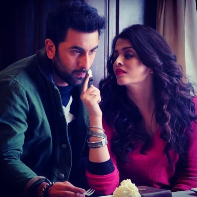  ایشوریہ رائے اور رنبیر کپور:تصویر۔انسٹاگرام۔