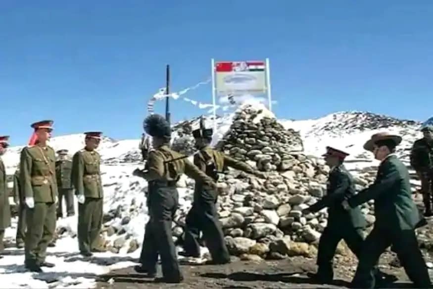 ہند- چین سرحد پر دونوں ممالک کی فوجیں سرگرم ہیں۔