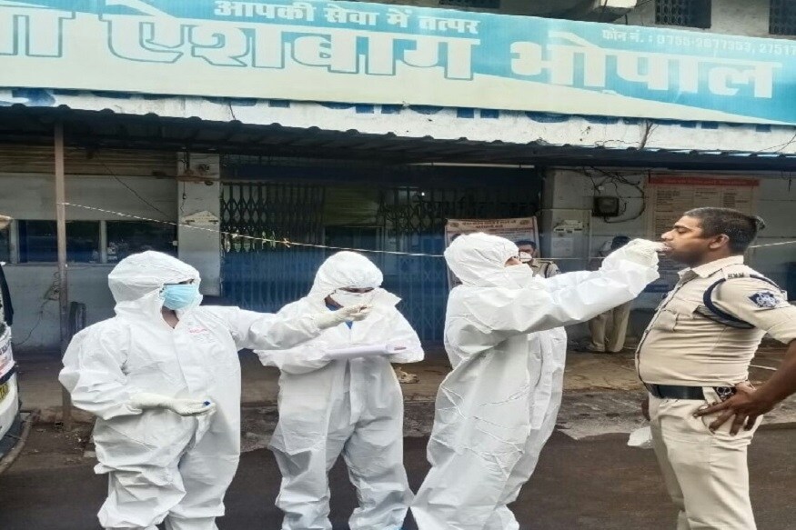 بھوپال میں روزانہ 50 سے زیادہ کورونا کے مریض سامنے آرہے ہیں۔