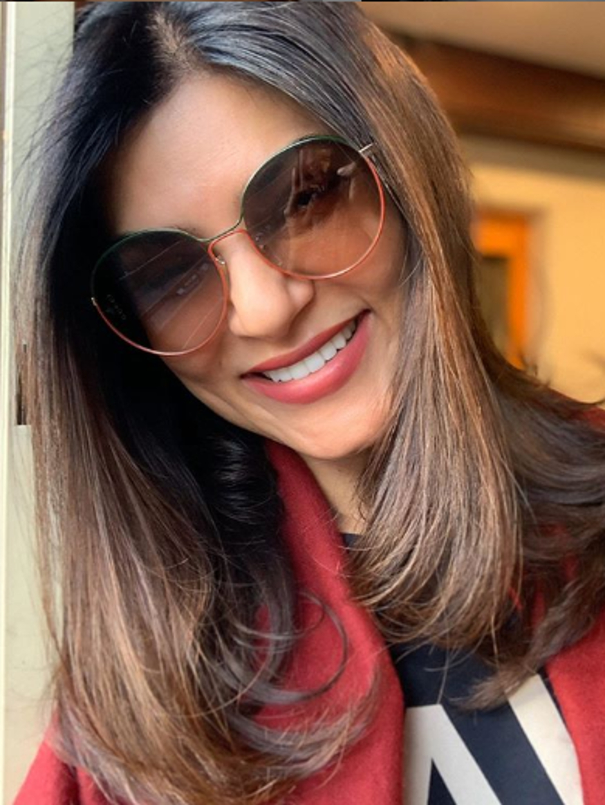  بالی ووڈ اداکارہ سشمتا سین ( Sushmita Sen ) ۔ تصویر انسٹاگرام ۔