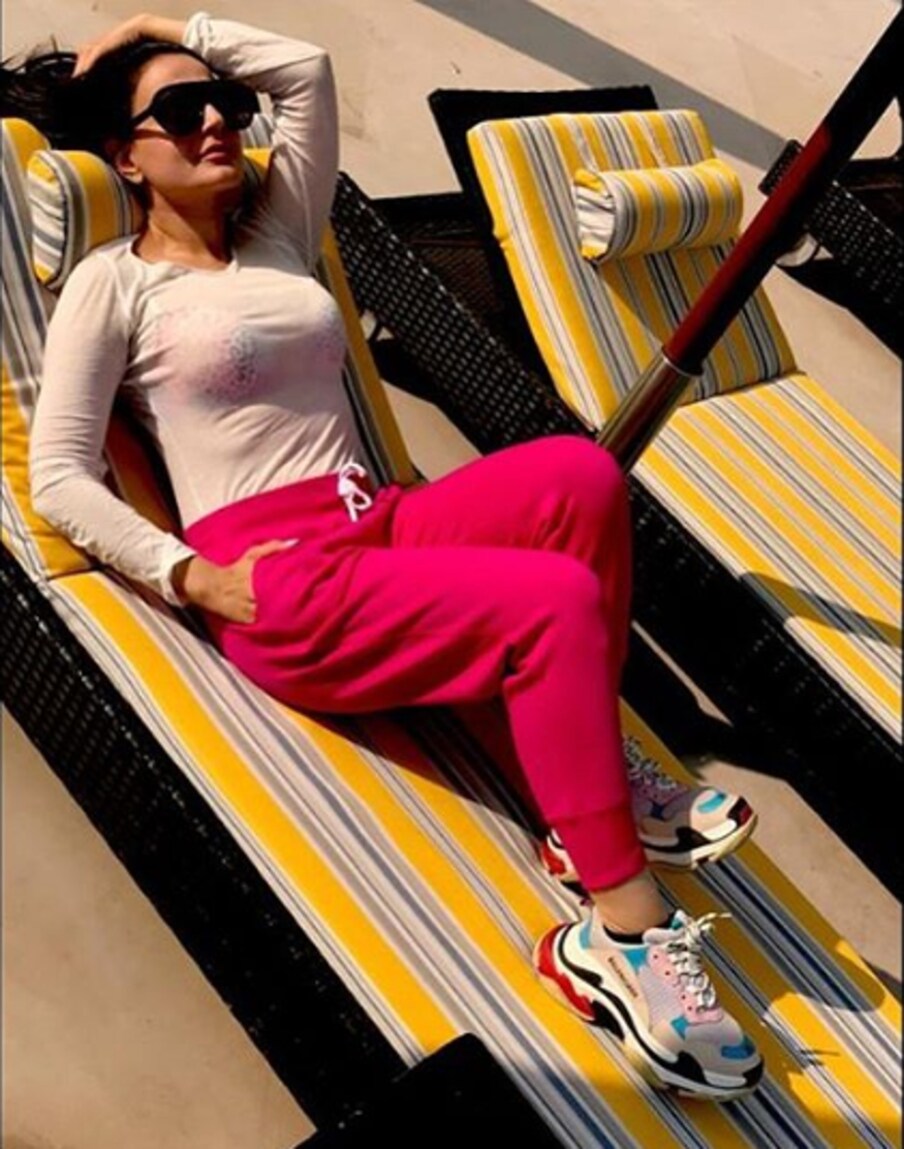  بالی ووڈ اداکارہ امیشا پٹیل (Ameesha Patel) ۔ تصویر : انسٹاگرام ۔