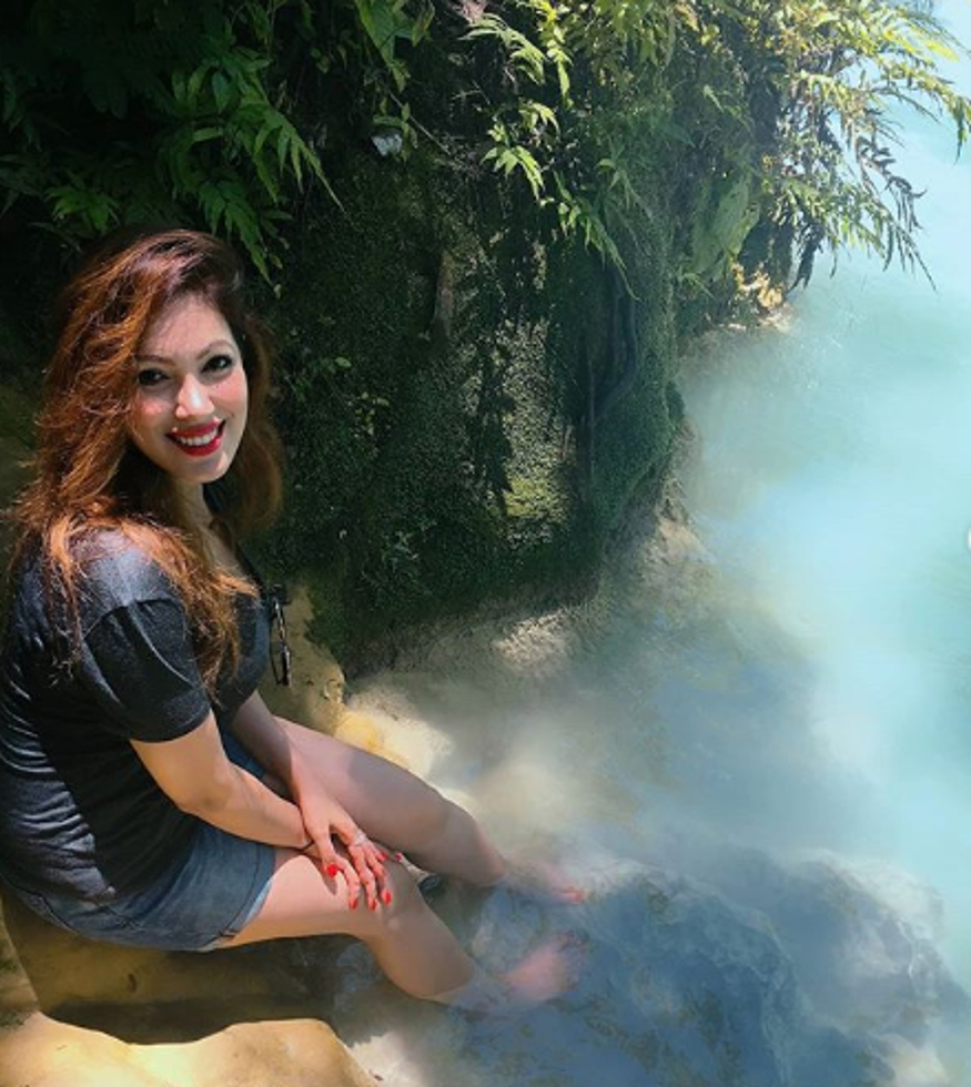  ٹی وی اداکارہ منمن دتہ ( Munmun Dutta ) ۔ تصویر : انسٹاگرام ۔