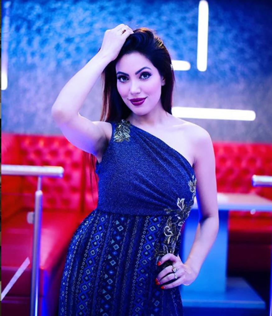  ٹی وی اداکارہ منمن دتہ ( Munmun Dutta ) ۔ تصویر : انسٹاگرام ۔