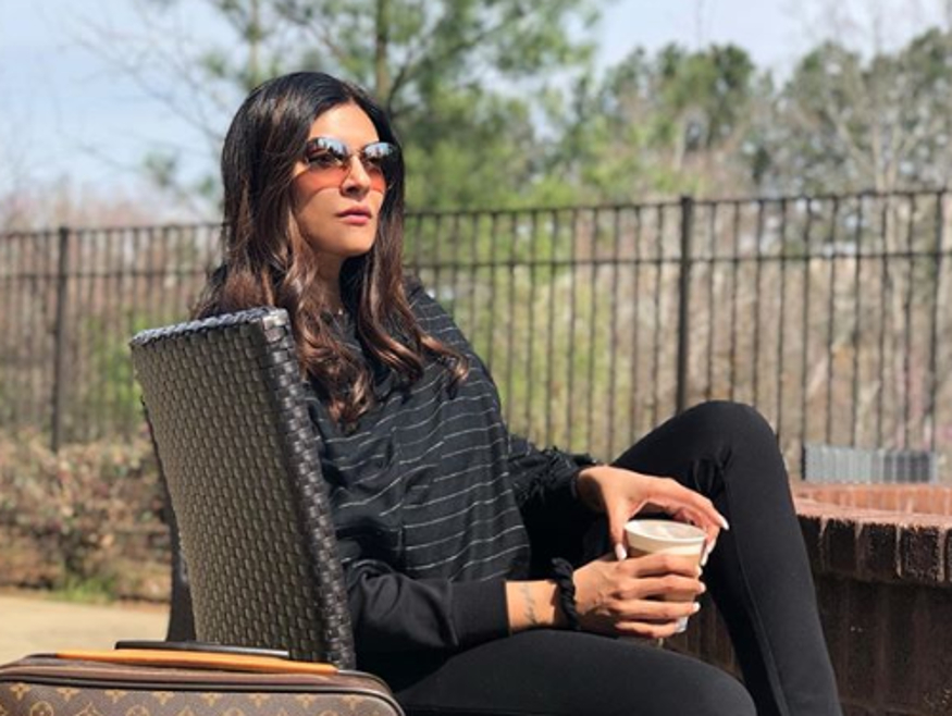  بالی ووڈ اداکارہ سشمتا سین ( Sushmita Sen ) ۔ تصویر انسٹاگرام ۔