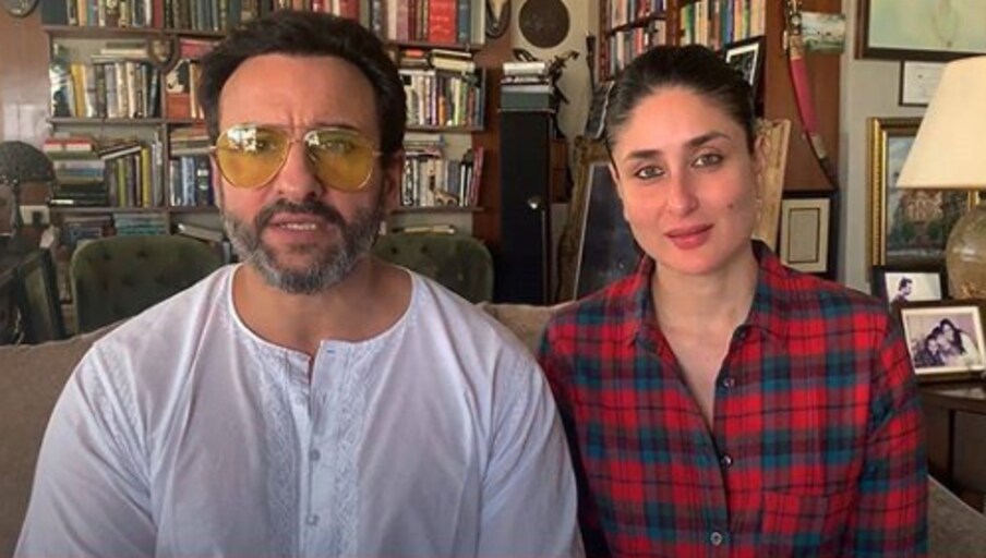  کرینہ کپور خان اپنے شوہر سیف علی خان کے ساتھ۔(Photo Credit- kareenakapoorkhan/Instagram)