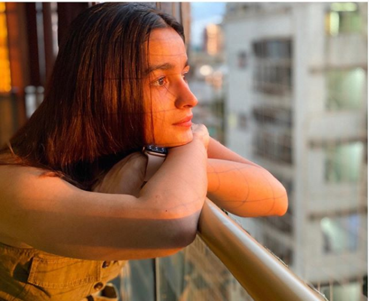  بالی ووڈ اداکارہ عالیہ بھٹ ۔ (Phooto:Instagram/@aliaabhatt)