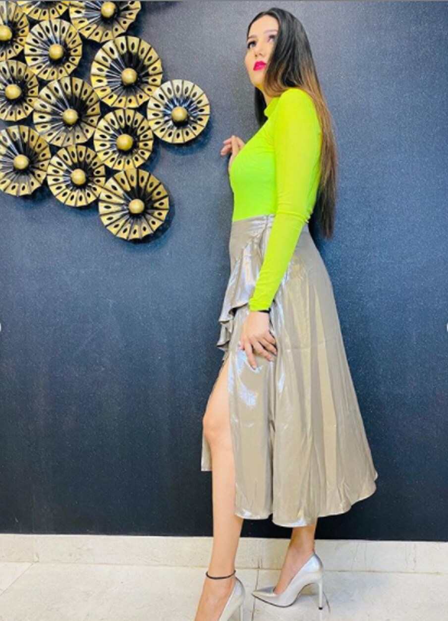  ہریانوی ڈانسر سپنا چودھری ۔ (Photo:@itssapnachoudhary/Instagram)