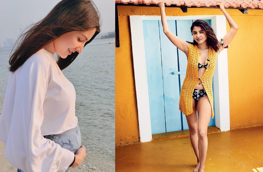  دراصل انوشکا شرما اس تصویر میں بیحد ہی ہاٹ انداز میں پانی کے اندر بیبی بمپ فلانٹ (Anushka Shrama flaunts Baby Bump) کرتی نظر آرہی ہیں۔