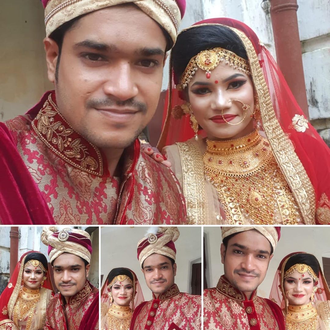 سنجیدہ اسلام (Sanjida Islam) اپنے انوکھے ویڈینگ فوٹو شوٹ (Wedding Photoshoot) کی وجہ سے سرخیوں میں چھائی ہوئی ہیں۔ میڈیا رپورٹس کے مطابق سنجیدہ اسلام اور میم مصدق ( Mim Mosaddeak) کی شادی 18 اکتوبر کو ہوئی ہے۔ (تصویر: انسٹاگرام) ۔ سنجیدہ اسلام (Sanjida Islam) اپنے انوکھے ویڈینگ فوٹو شوٹ (Wedding Photoshoot) کی وجہ سے سرخیوں میں چھائی ہوئی ہیں۔ میڈیا رپورٹس کے مطابق سنجیدہ اسلام اور میم مصدق ( Mim Mosaddeak) کی شادی 18 اکتوبر کو ہوئی ہے۔ (تصویر: انسٹاگرام) ۔