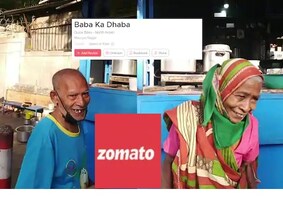 اب Zomato پر درج ہوا، 'Baba Ka Dhaba'، وائرل ویڈیو نے لوٹائی بزرگ جوڑے کی مسکان