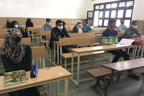 کرناٹک میں 7 مہینوں کے بعد کھلے کالج، طلبہ و اساتذہ میں خوشی کی لہر