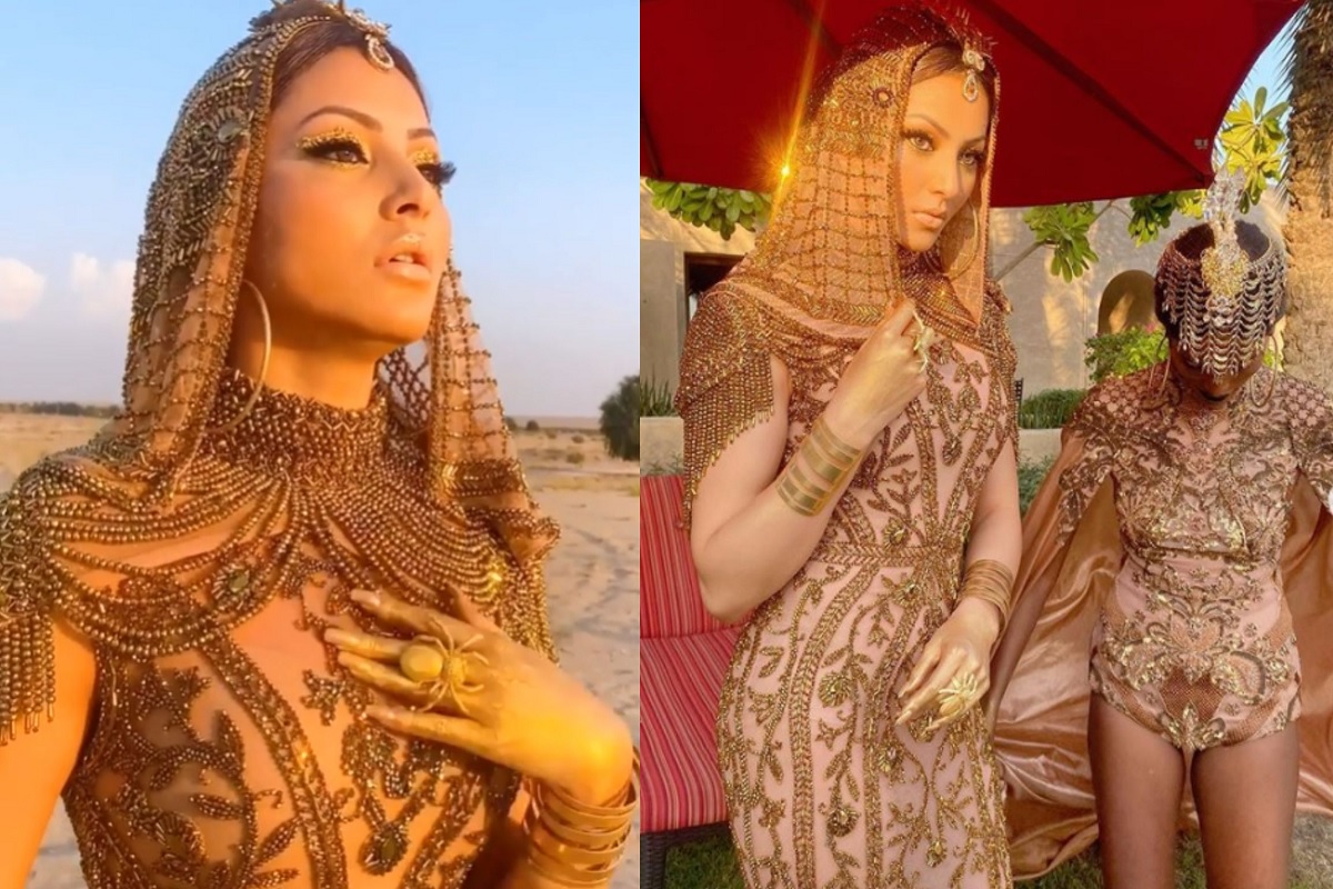  دراصل سوشل میڈیا پر اروشی نے ایک پوسٹ شیئر کی جس میں انہوں نے اپنے پورے چہرے اور سر پر ہیروں سے جڑا ماسکریڈ (Diamond Masquerade) پہن رکھا ہے۔ اس پوسٹ کو شیئر کرتے ہوئے اروشی نے بتایا کہ ان کا چہرے پر لگا ہوا ہیروں سے بنا (Diamond Masquerade) کافی بھاری ہے۔