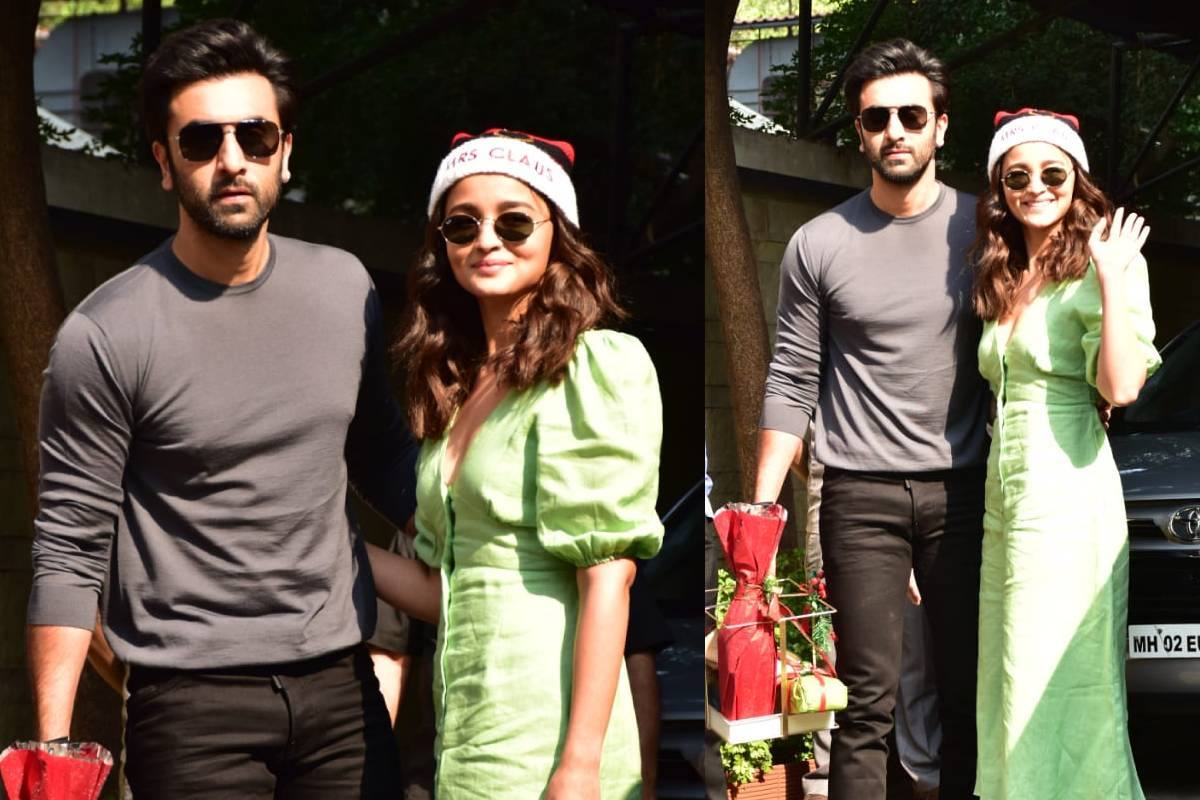  اس سال بھی کپور فیملی نے کرسمس لنچ آرگنائز کیا ، جس میں سب کی نظریں رنبیر کپور اور عالیہ بھٹ پر مرکوز ہوگئیں ۔ (تصویر : ویرل بھیانی)