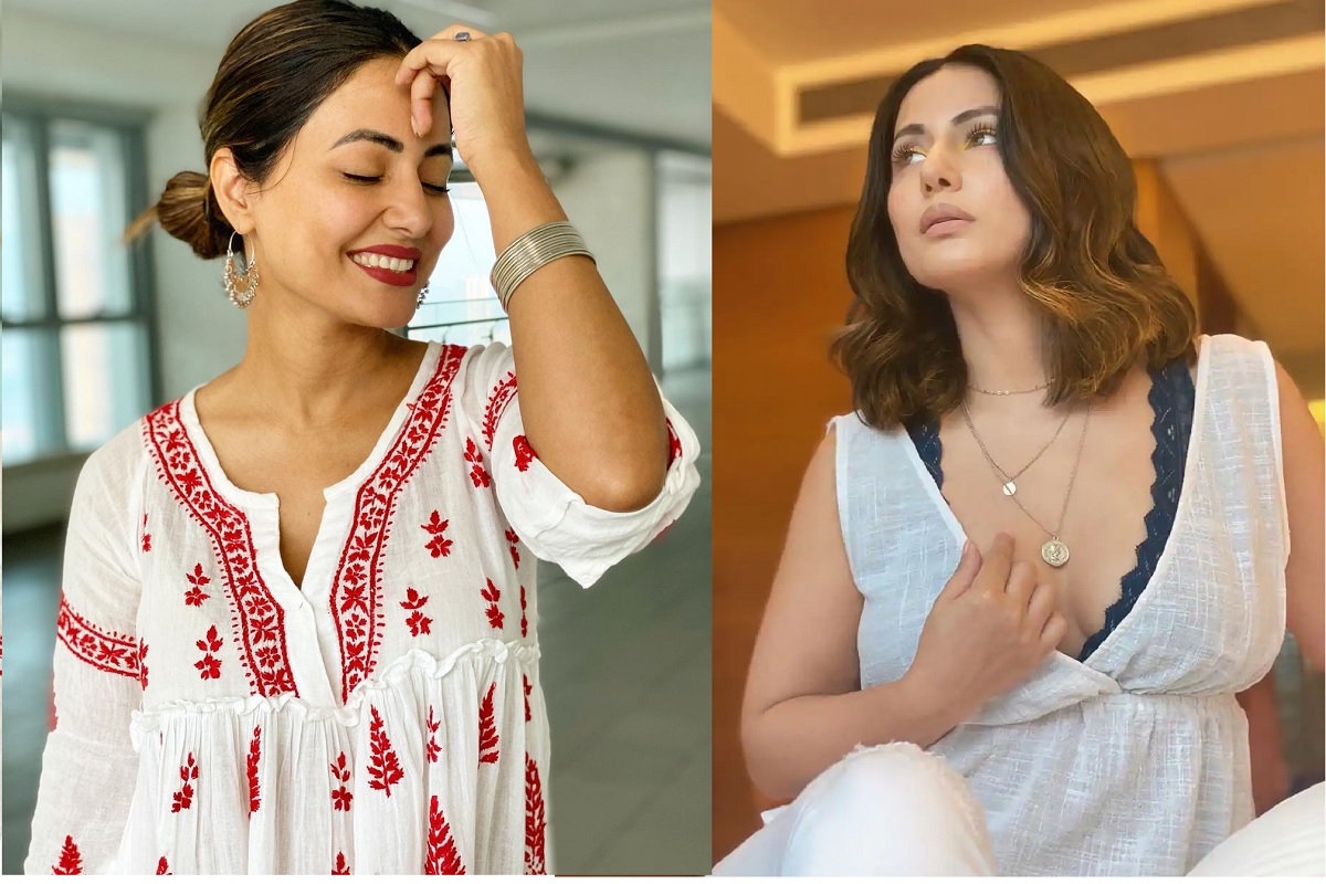 ٹی وی کی پسندیدہ بہو کے بعد ، حنا خان ، جو رئیلٹی شو بگ باس میں کرنے بطور کنٹیسٹنٹ دھماکہ کرنے واکی داکارہ حنا خان آئے دن سوشل میڈیا پرچرچا بنی رہتی ہیں۔ حنا خان اپنے مداحوں سے جڑے رہنے کے لئے دلچسپ پوسٹس شیئر کرتی رہتی ہیں۔ (Photo Credit- @realhinakhan/Instagram) ٹی وی کی پسندیدہ بہو کے بعد ، حنا خان ، جو رئیلٹی شو بگ باس میں کرنے بطور کنٹیسٹنٹ دھماکہ کرنے واکی داکارہ حنا خان آئے دن سوشل میڈیا پرچرچا بنی رہتی ہیں۔ حنا خان اپنے مداحوں سے جڑے رہنے کے لئے دلچسپ پوسٹس شیئر کرتی رہتی ہیں۔ (Photo Credit- @realhinakhan/Instagram)