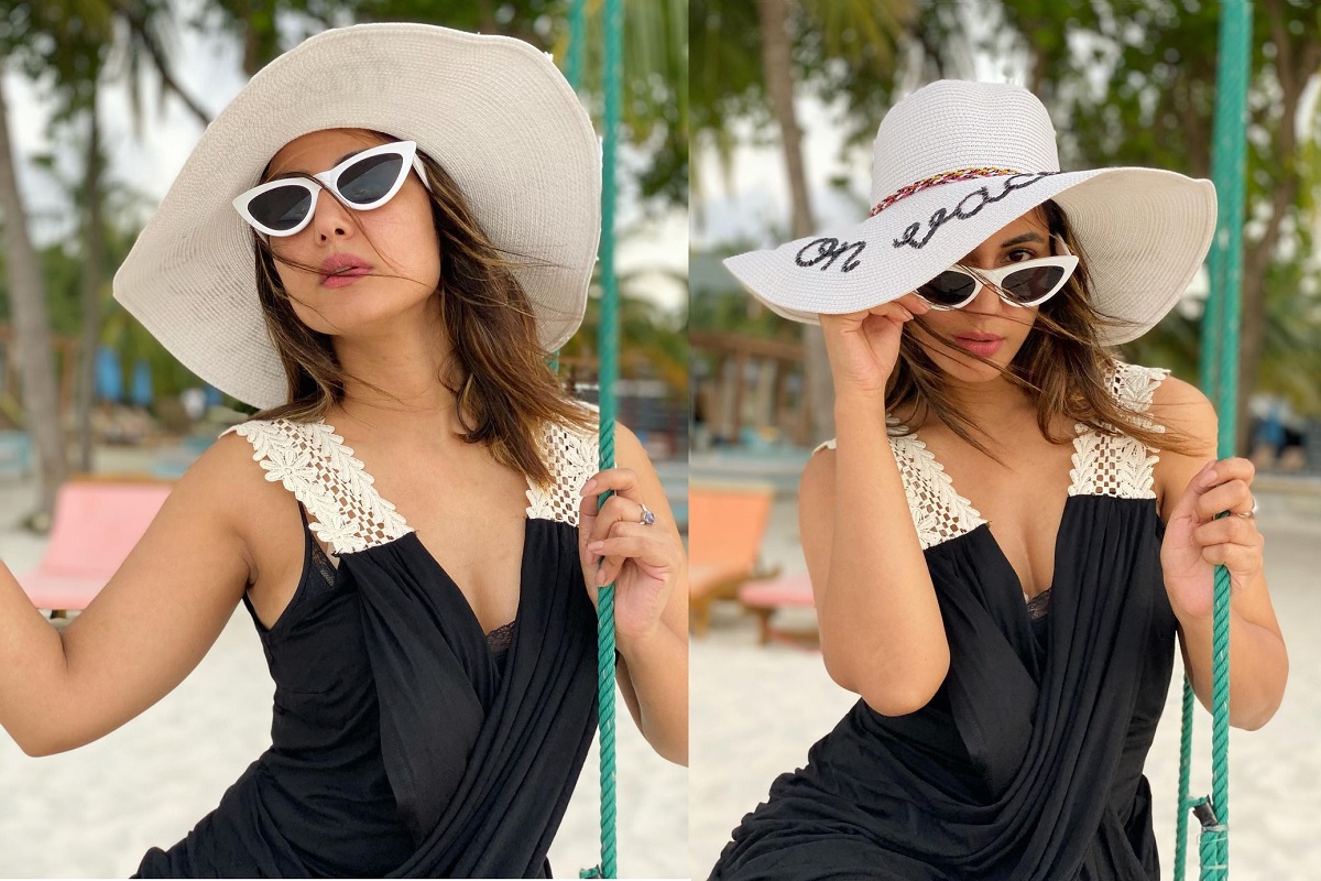 ٹی وی کی سب مشہور اداکاراؤں میں شمار کی جانے والی اداکارہ حنا خان (Hina Khan) اپنی ایک الگ پہچان سے جانی جاتی ہیں۔ حنا نے ٹی وی شو کے ساتھ ساتھ ریئلٹی شو بگ باس کا حصہ بن کر بھی ایک الگ مقام حاصل کیا ہے۔ یہ اس بات سے صاف ظاہر ہوتا ہے کہ حنا خان بگ باس کے ہر سیزن میں بگ باس ہاؤس میں کسی نہ کسی وجہ سے ہر سیزن کا حصہ بن ہی جاتی ہیں اور بگ باس سیزن 14 میں بطور سینئر شو کا حصہ رہیں۔ وہیں بات کریں حنا کے سوشل میڈیا کی تو اداکارہ اپنی بولڈ تصویروں کی وجہ سے انٹرنیٹ پر آئے دن چرچا میں چھائی رہتی ہیں۔ (Photo Credit- @realhinakhan/Instagram) ٹی وی کی سب مشہور اداکاراؤں میں شمار کی جانے والی اداکارہ حنا خان (Hina Khan) اپنی ایک الگ پہچان سے جانی جاتی ہیں۔ حنا نے ٹی وی شو کے ساتھ ساتھ ریئلٹی شو بگ باس کا حصہ بن کر بھی ایک الگ مقام حاصل کیا ہے۔ یہ اس بات سے صاف ظاہر ہوتا ہے کہ حنا خان بگ باس کے ہر سیزن میں بگ باس ہاؤس میں کسی نہ کسی وجہ سے ہر سیزن کا حصہ بن ہی جاتی ہیں اور بگ باس سیزن 14 میں بطور سینئر شو کا حصہ رہیں۔ وہیں بات کریں حنا کے سوشل میڈیا کی تو اداکارہ اپنی بولڈ تصویروں کی وجہ سے انٹرنیٹ پر آئے دن چرچا میں چھائی رہتی ہیں۔ (Photo Credit- @realhinakhan/Instagram)