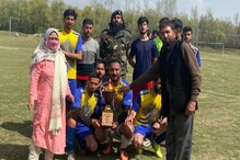 Indian Armyفٹ بال ٹورنامنٹ نارہ بل بڈگام میں اختتام پذیر، کھلاڑیوں نے کیا چھے کھیل کا مظاہ