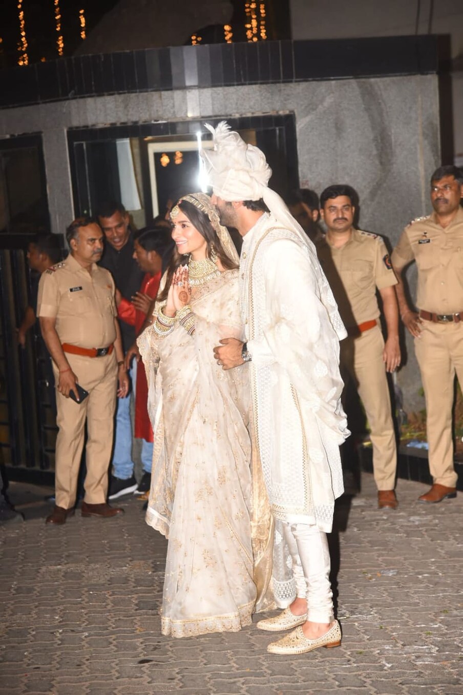  عالیہ بھٹ اور رنبیر کپور کی شادی کی تصویر۔ (Instagram)