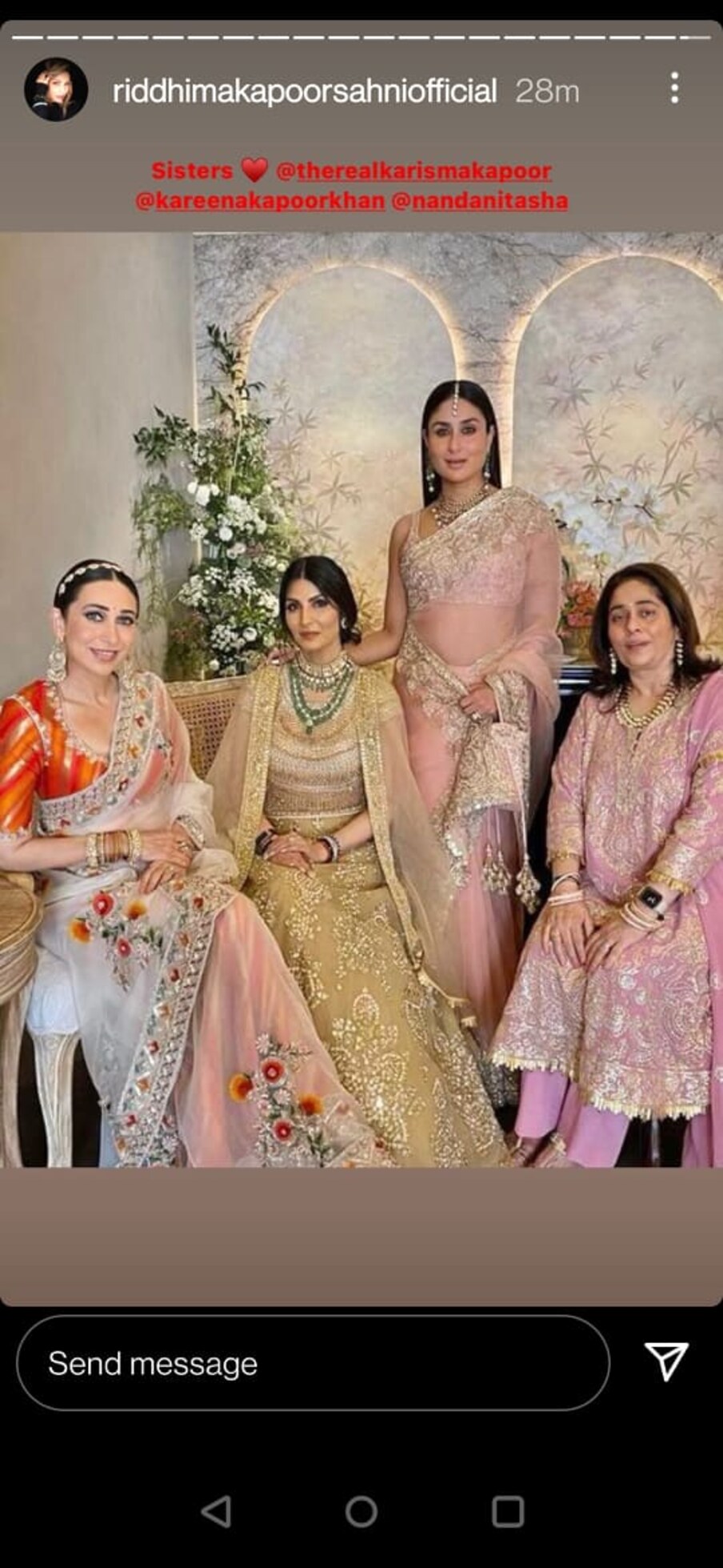  عالیہ بھٹ اور رنبیر کپور کی شادی کی تصویر۔ (Instagram)