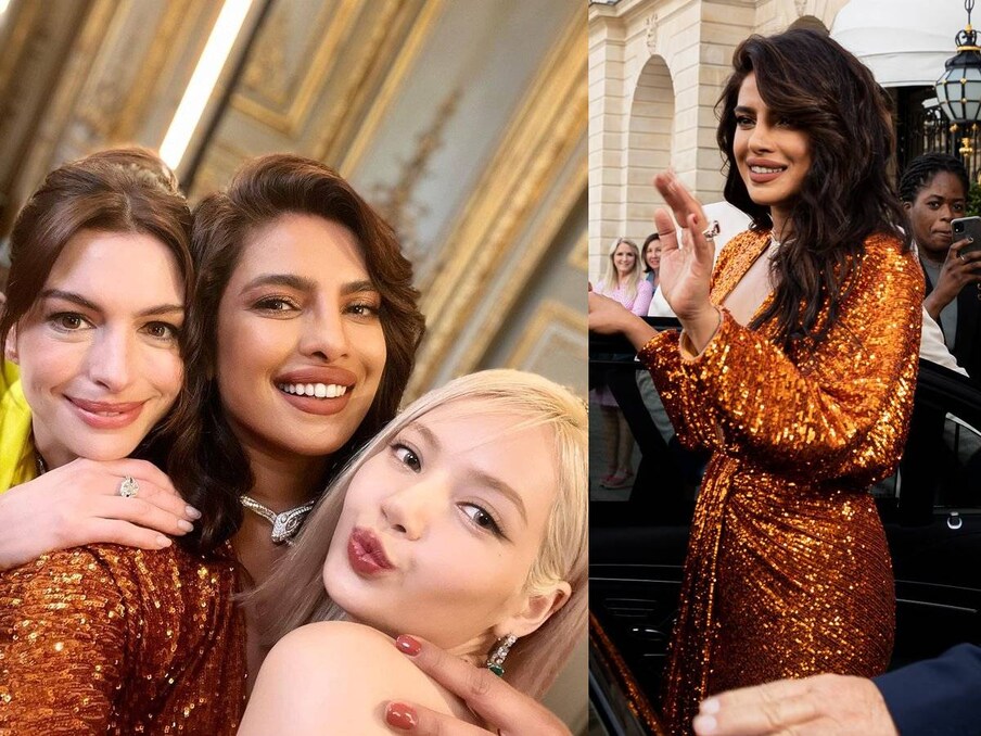  پرینکا چوپڑا حال ہی میں اطالوی لگژری برانڈ بلغاری کے لیے star-studded event میں شرکت کے لیے پیرس پہنچی تھیں۔ یہاں وہ کئی انٹرنیشنل مشہور شخصیات کے ساتھ نظر آئیں۔ پرینکا کے اس ایونٹ کی کئی تصاویر اور ویڈیوز انٹرنیٹ پر چھائے ہوئے ہیں۔ اس میں پرینکا کا بولڈ اور گلیمرس لک دیکھنے کو مل رہا ہے۔ Instagram/Twitter @priyankachopra/MahirMishkat)