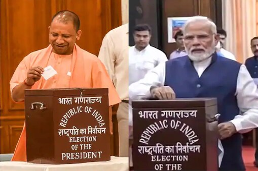 Presidential Election 2022: اس پہر میں وزیر اعظم نریندر مودی ( (Narendra Modi)) نے صدارتی انتخاب میں ووٹ ڈالا۔ ملک کے 15ویں صدر کے انتخاب کے لیے پی ایم کے ساتھ ساتھ تمام ممبران پارلیمنٹ (MP) بھی ووٹ ڈالنے کے لیے قطار میں کھڑے نظر آئے۔