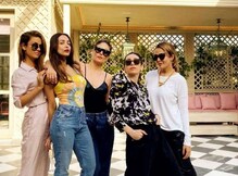کرینہ کپور کی پارٹی سے منہ چھپاکر بھاگے یہ اسٹارس، ایک ہی کوٹ میں خود کو چھپایا