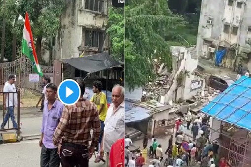 Mumbai Building Collapse: اس حادثے کی ایک ویڈیو بھی سوشل میڈیا پر سامنے آئی ہے۔ ویڈیو میں دیکھا جا سکتا ہے کہ یہ چار منزلہ عمارت انتہائی خستہ حال تھی۔  